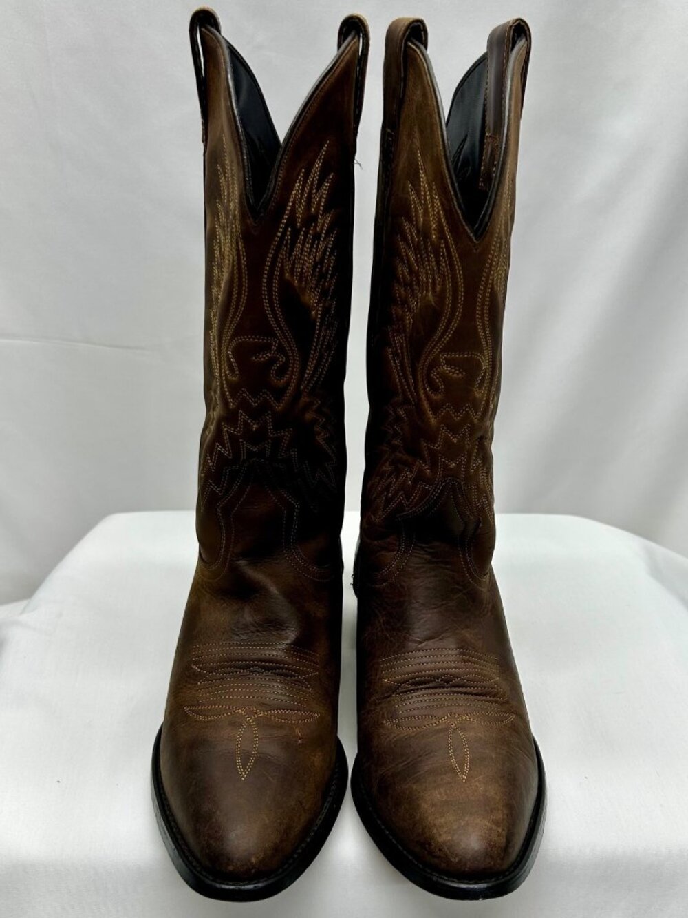 Cowboy Boots By ACME Women's 9 Brown Leather